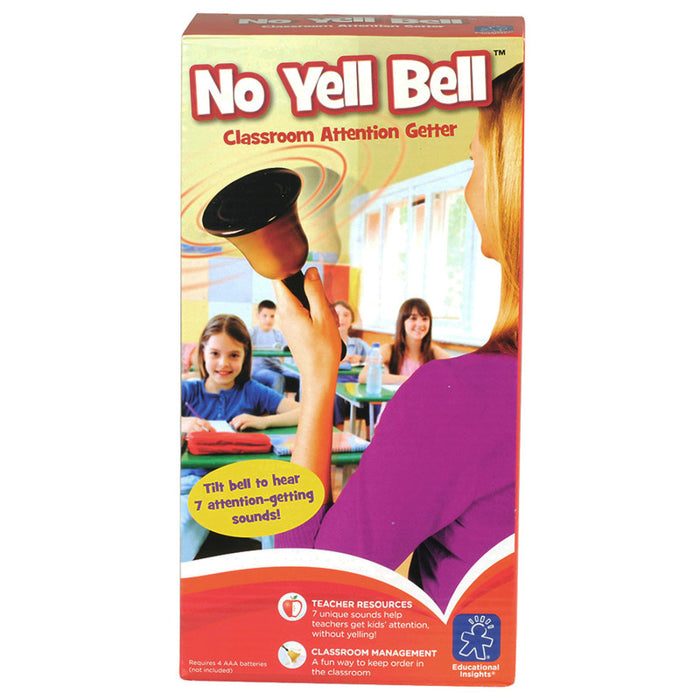 Educational Insights EI-1250 No Yell Bell Classroom Attention-Getter