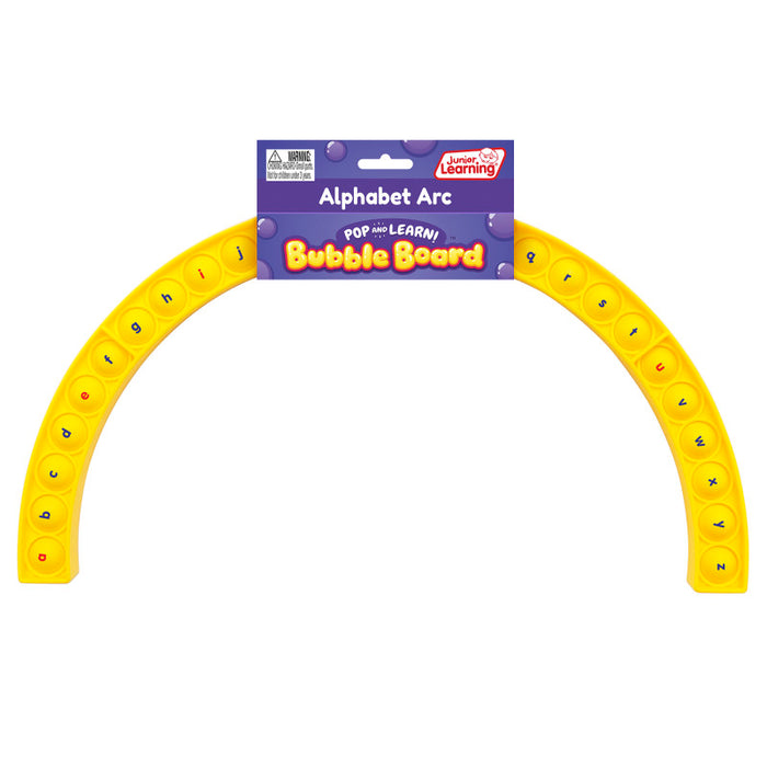 Junior Learning JRL681 Alphabet Arc Pop and Learn&trade; Bubble Board