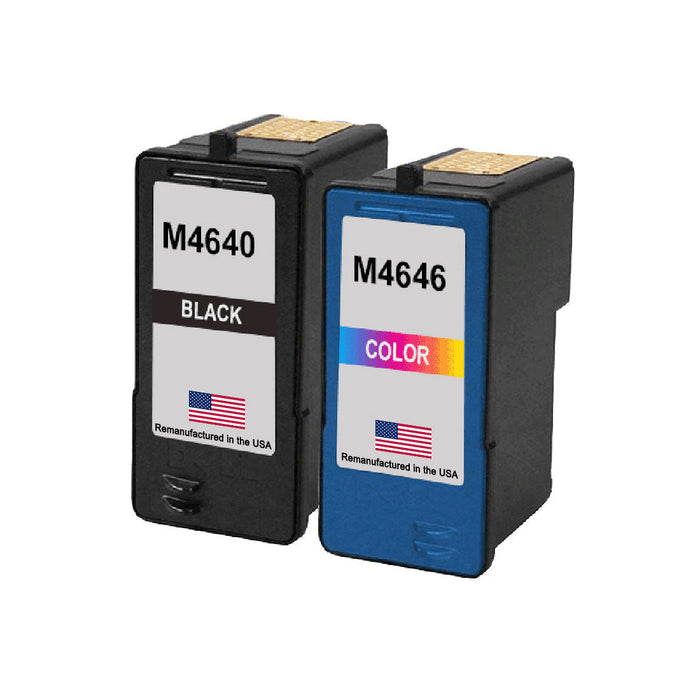 U.S. Remanufactured for Dell Series 5 M4640 Black and Dell M4646 Color Combo Pack