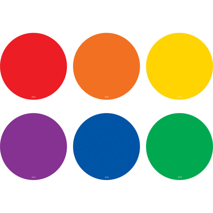 Teacher Created Resources TCR77048 Spot On Colorful Circles Carpet Markers