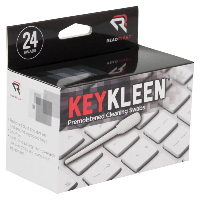 Read Right AVTRR1243 KeyKleen Keyboard Cleaner Swabs, Pack of 24