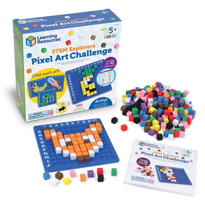 Learning Resources LER9463 STEM Explorers&trade; Pixel Art Challenge