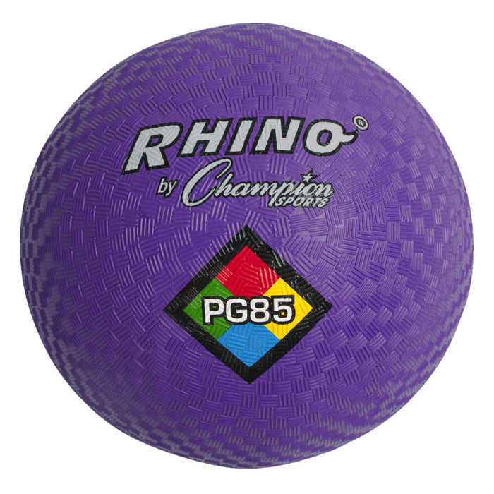Champion Sports CHSPG85PR Rhino Playground Balls, 8-1/2"D, Two Ply, Nylon Wound, Purple
