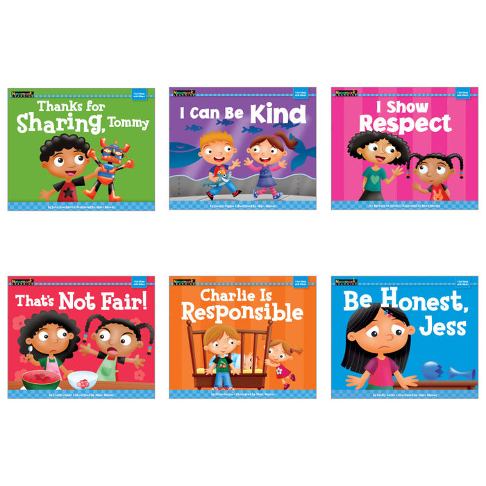 Newmark Learning NL-2270 MySELF Reader, I Get Along with Others, Small Book, Set of 6