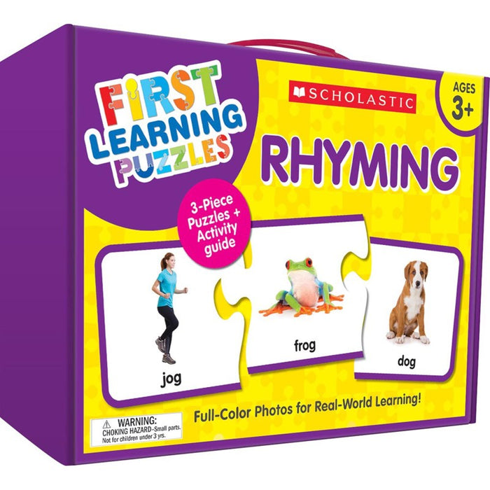 Scholastic SC-863052 First Learning Puzzles: Rhyming