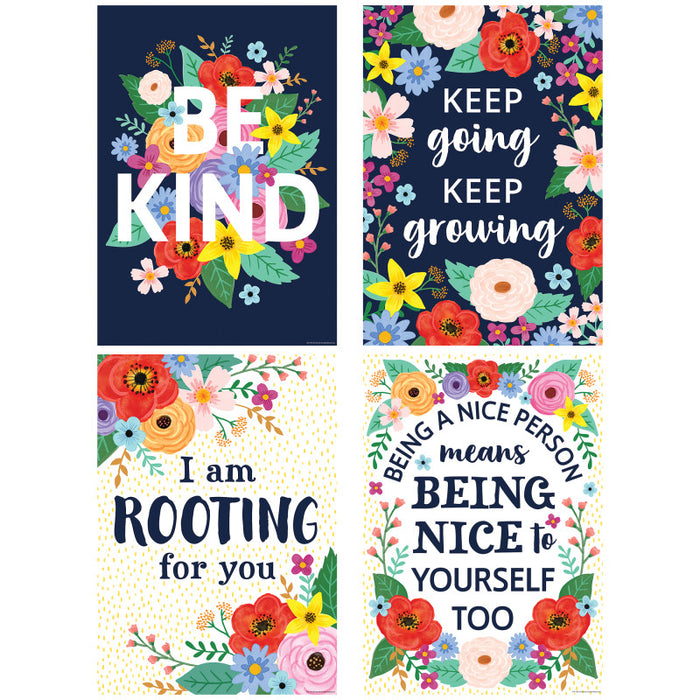 Teacher Created Resources TCR2088705 Wildflowers Positive Posters, Set of 4