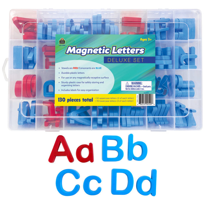 Teacher Created Resources TCR77582 Magnetic Letters Deluxe Set, 130 Pieces