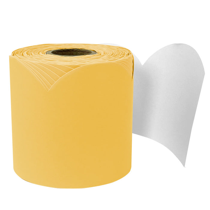 Carson Dellosa Education CD-108531 Rolled Scalloped Bulletin Board Border, Goldenrod, 65 Feet