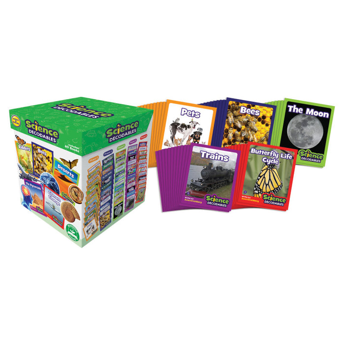 Beanstalk Books JRLBB105 Letters & Sounds Science Decodables Non-Fiction Boxed Set