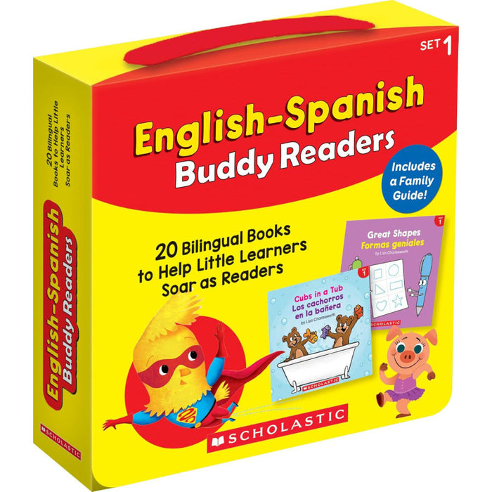 Scholastic Teaching Solutions SC-9781546160472 English-Spanish Buddy Readers: Set 1, Single-Copy Set, 20 Books