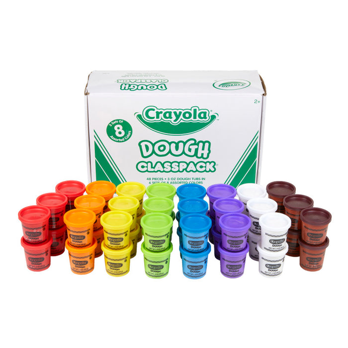 Crayola BIN570174 Dough Classpack, 3 oz. 48 Count