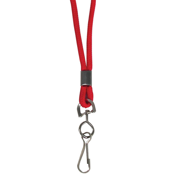 C-Line CLI89314 Standard Lanyard with Swivel Hook, Red