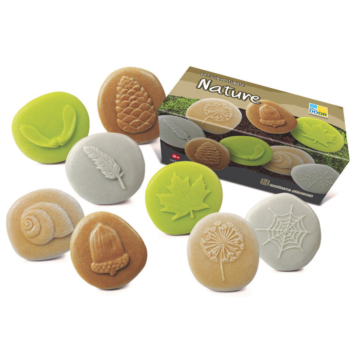 Yellow Door YUS1197 Let's Investigate &ndash; Nature, Set of 8 Stone Figures