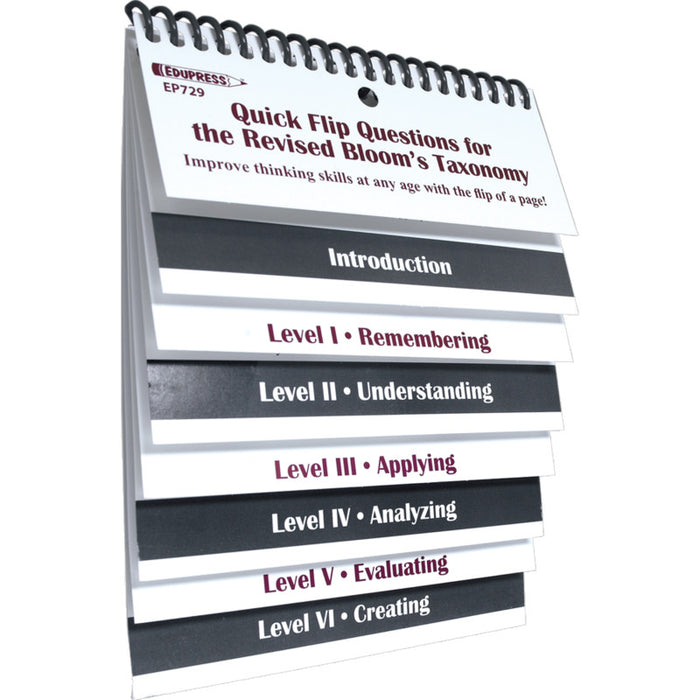 Edupress EP-729 Quick Flip Questions for the Revised Bloom's Taxonomy