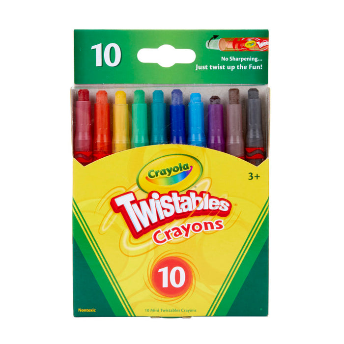 Crayola BIN529715 Mini Twistables Crayons, Pack of 10