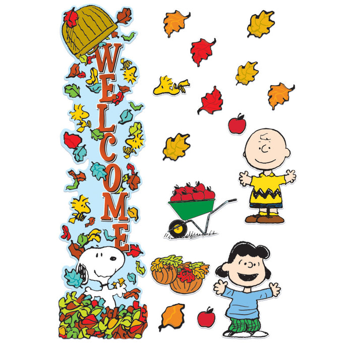 Eureka EU-849334 Peanuts Fall All-In-One Door Decor Kit
