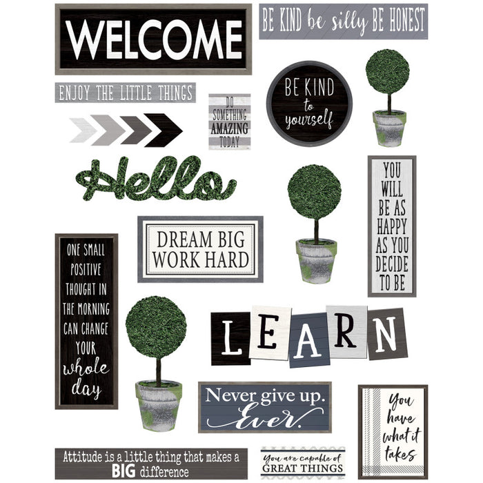 Teacher Created Resources TCR8505 Modern Farmhouse Wall Décor Bulletin Board Set