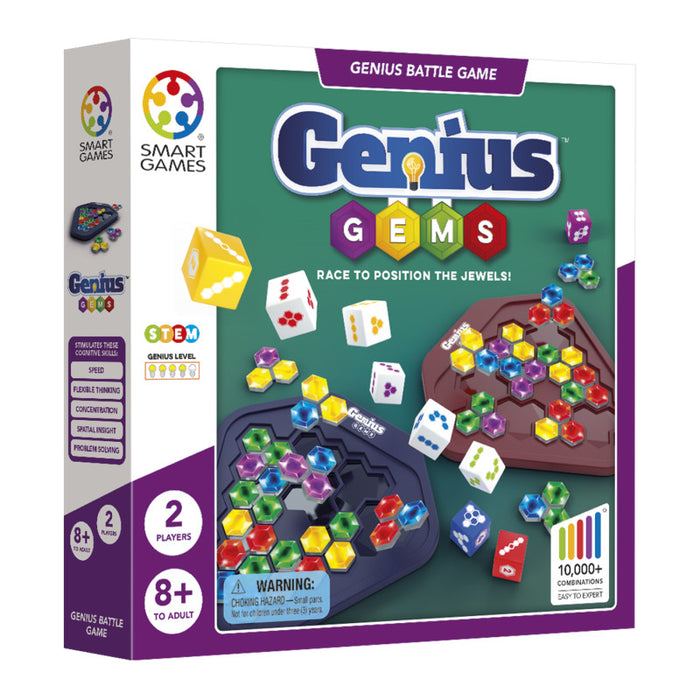 SmartGames SG-HP003US Genius Gems Genius Battle Game