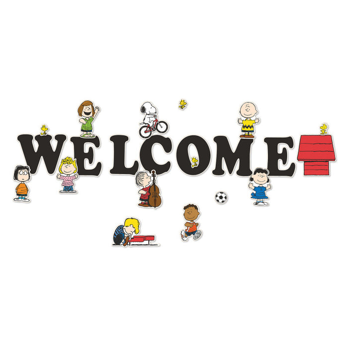 Eureka EU-847842 Peanuts Giant Welcome Bulletin Board Set, 22 Pieces