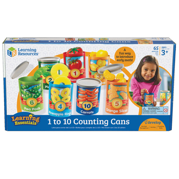 Learning Resources LER6800 1 to 10 Counting Cans