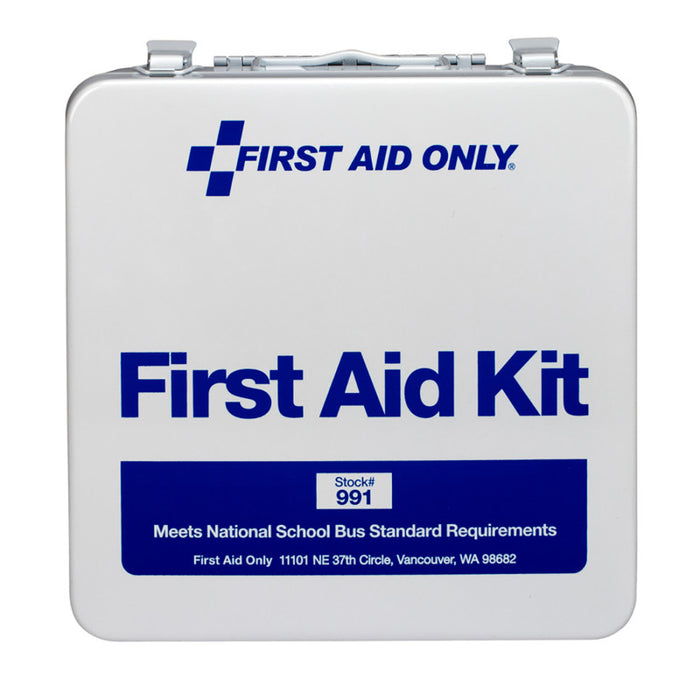 First Aid Only ACMFAO991 50 Person Unitized Metal Bus First Aid Kit