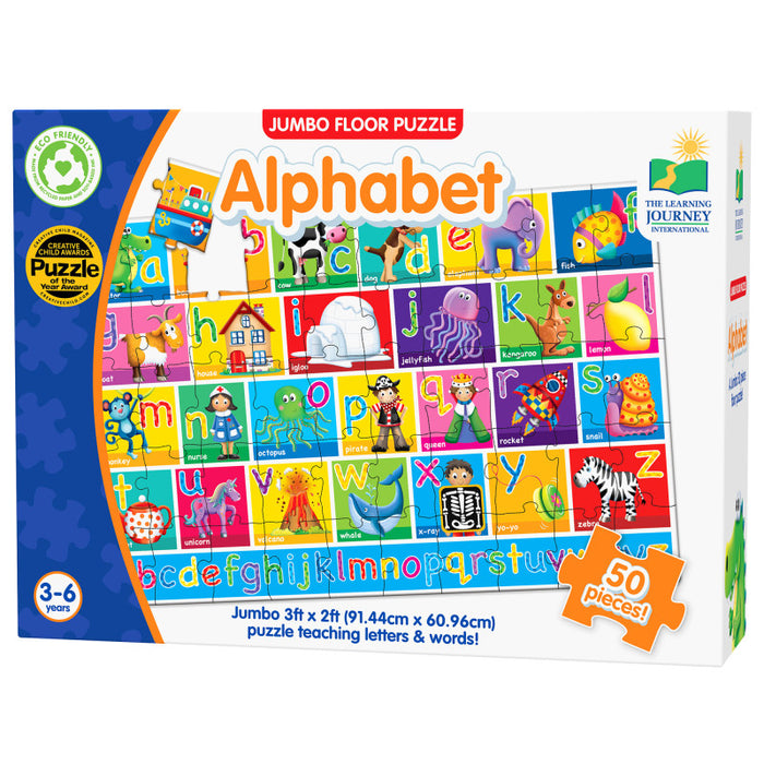 The Learning Journey International LJI436318 Jumbo Floor Puzzles - Alphabet