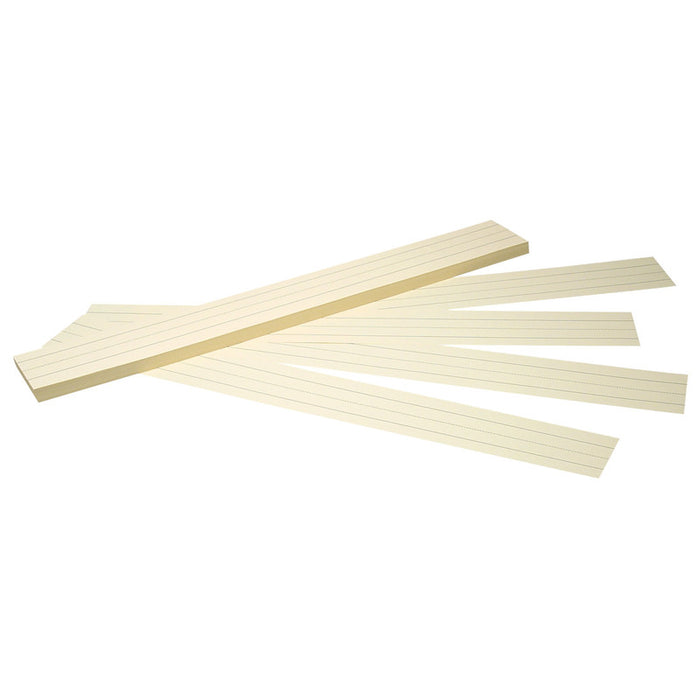 Pacon PAC5157 Sentence Strips, Manila, 3" x 24", 100 Strips