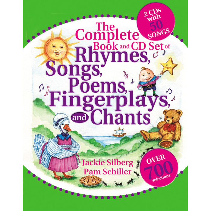 Gryphon House GR-18492 The Complete Book and CD Pack of Rhymes, Songs, Poems, Fingerplays, and Chants