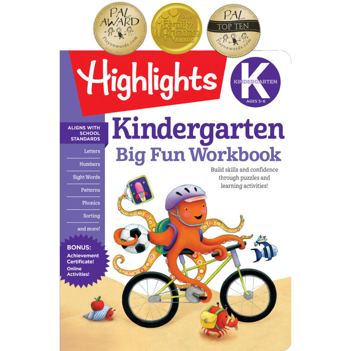 Highlights HFC9781629797632 Big Fun Workbooks, Kindergarten
