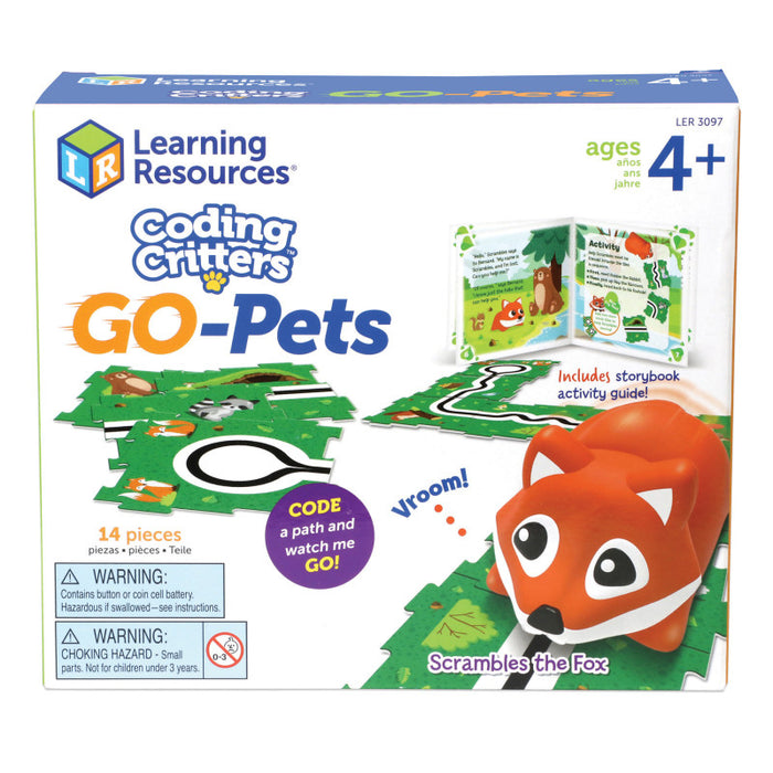 Learning Resources LER3097 Coding Critters&trade; Go-Pets, Scrambles the Fox