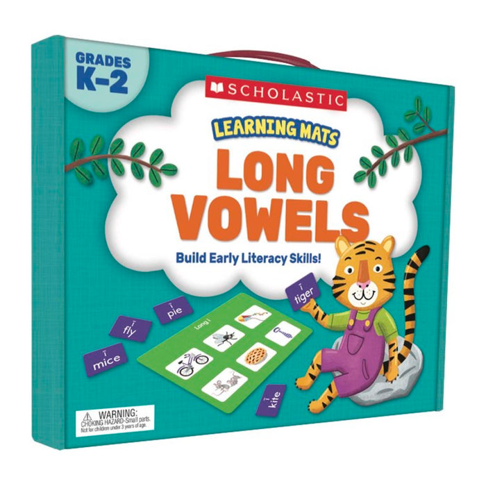 Scholastic Teaching Solutions SC-823959 Learning Mats: Long Vowels, Grades K-2