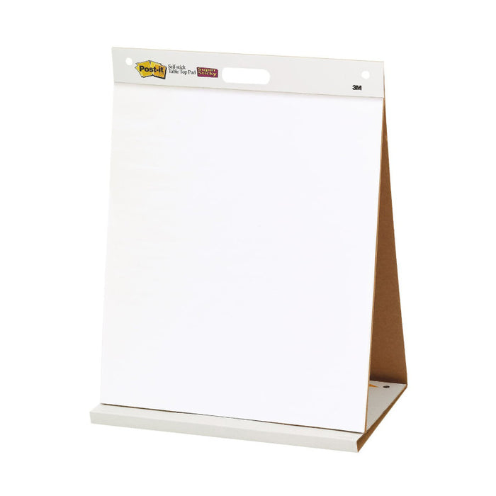 Post-it MMM563R Tabletop Easel Pad, 20 in x 23 in, White, 20 Sheets/Pad