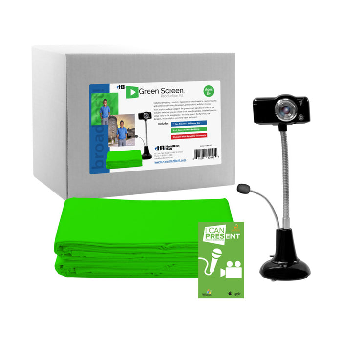 HamiltonBuhl HECGRNKIT STEAM- Green Screen Production Kit