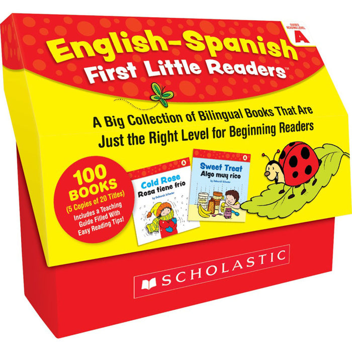 Scholastic Teaching Solutions SC-866803 English-Spanish First Little Readers: Guided Reading Level A (Classroom Set)