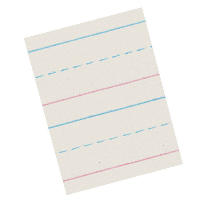 Zaner-Bloser PACZP2611 Newsprint Handwriting Paper, Dotted Midline, Grade 1, 5/8" x 5/16" x 5/16" Ruled Long, 10-1/2" x 8", 500 Sheets