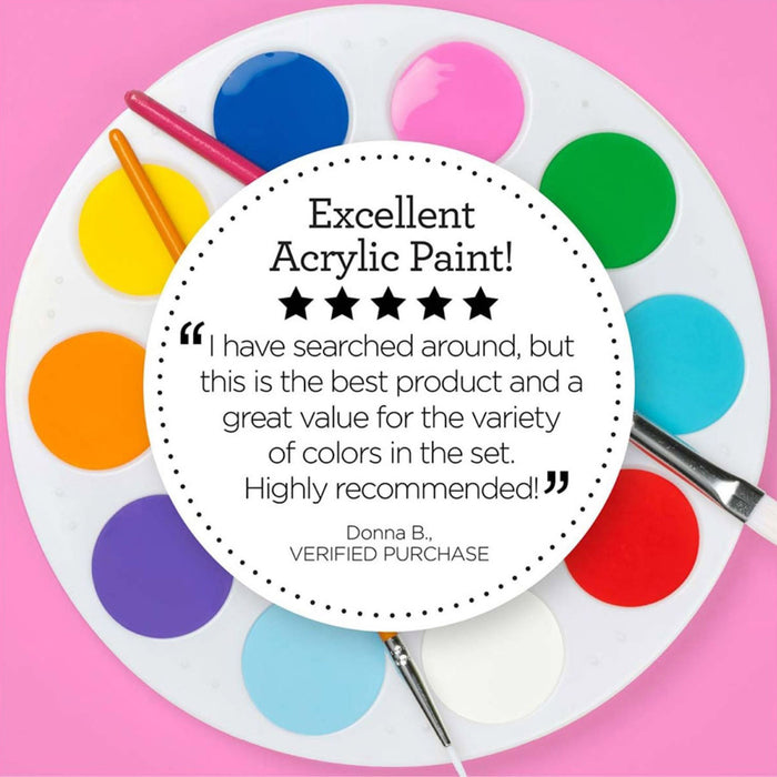 Apple Barrel APP13411 Acrylic Paint Matte, 8oz., 8-Piece Set