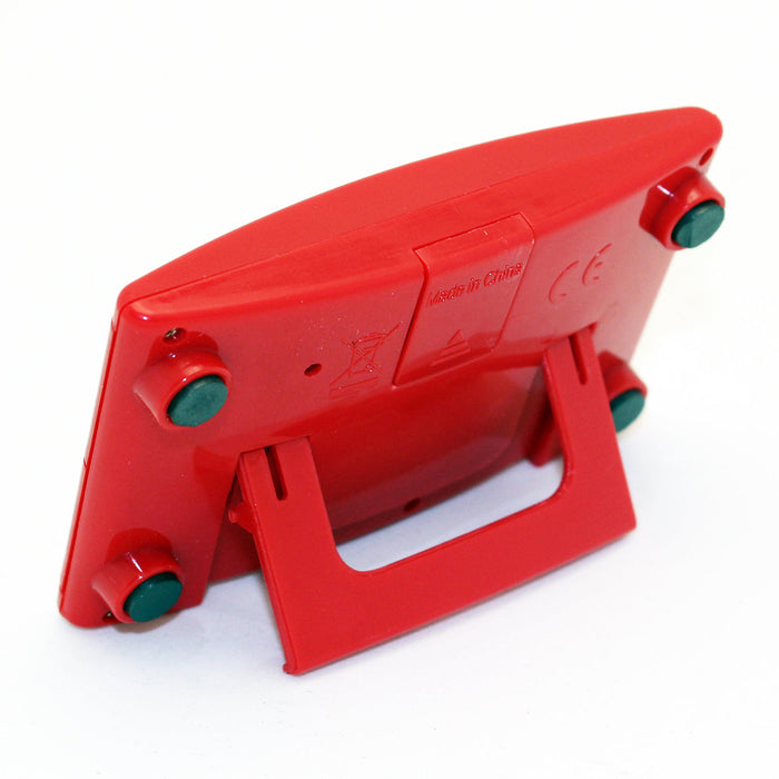 Ashley Productions ASH10207 Big Red Digital Timer 3.75" x 2.5" with Magnetic Backing and Stand