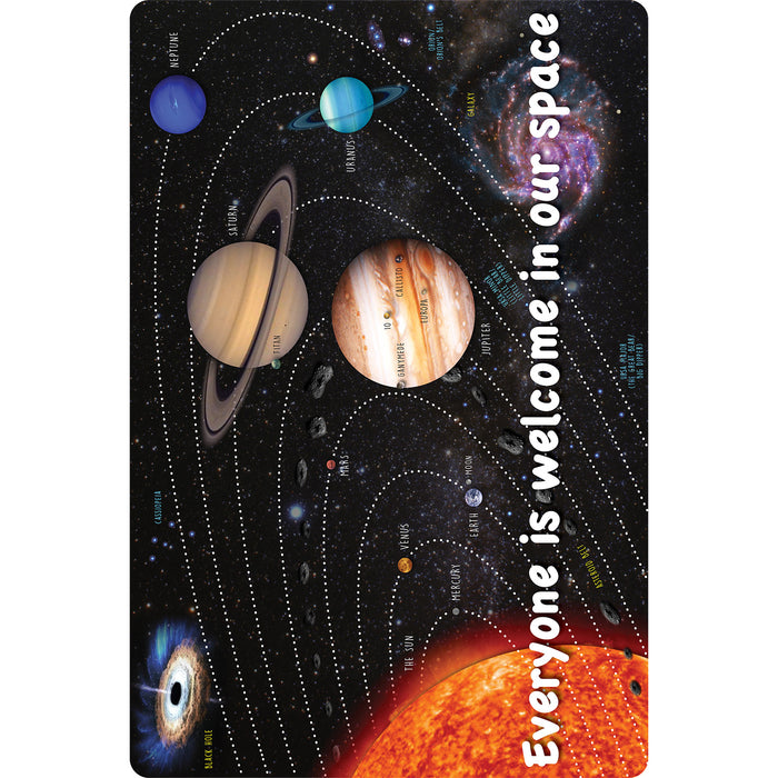 Smart Poly ASH12506 Computer Mouse Pad, 8" x 10", Everyone is Welcome in our Space