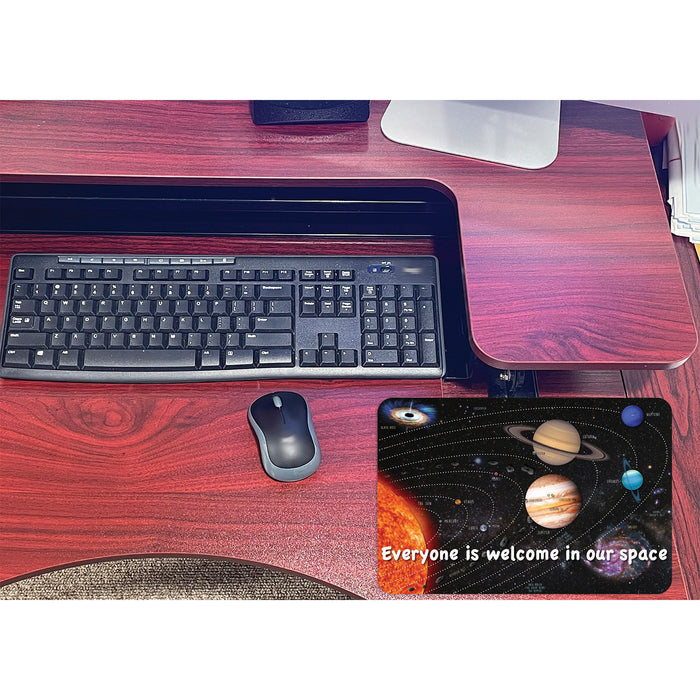Smart Poly ASH12506 Computer Mouse Pad, 8" x 10", Everyone is Welcome in our Space