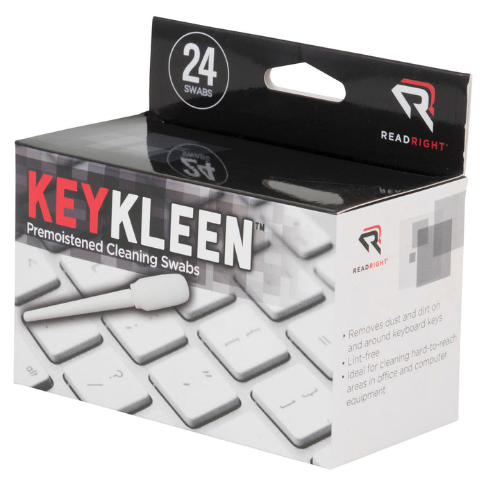 Read Right AVTRR1243 KeyKleen Keyboard Cleaner Swabs, Pack of 24