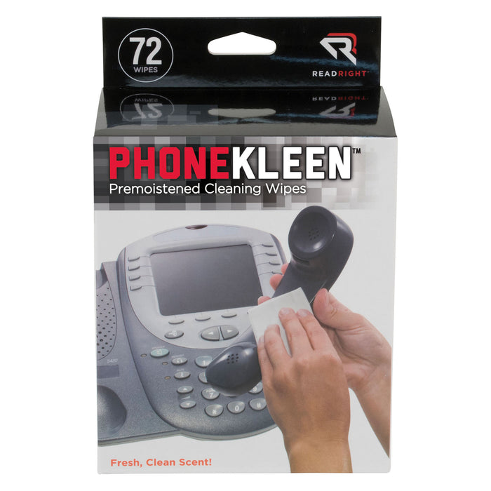Read Right AVTRR1303 PhoneKleen Wipes, Box of 72