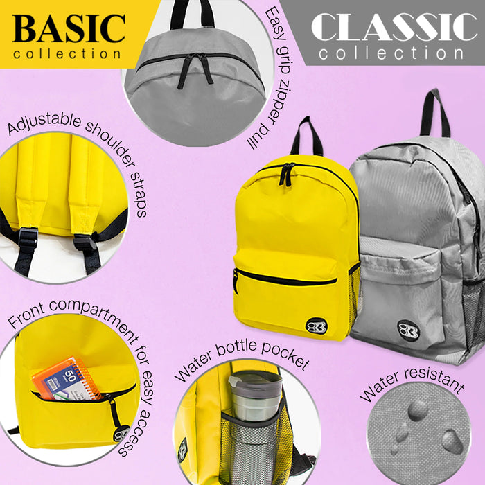 BAZIC Products BAZ1050 Classic Backpack 17" Black