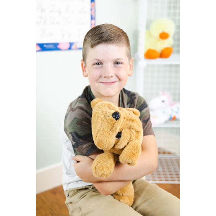 Bouncyband BBALPBD Happy Hugs Sensory Weighted Plush Bulldog