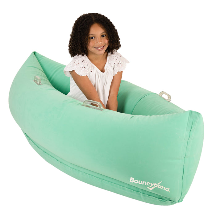 Bouncyband BBAPD60GR Comfy Hugging Peapod Sensory Pod, 60", Ages 6-12 Up to 3-5'1" Tall, Green