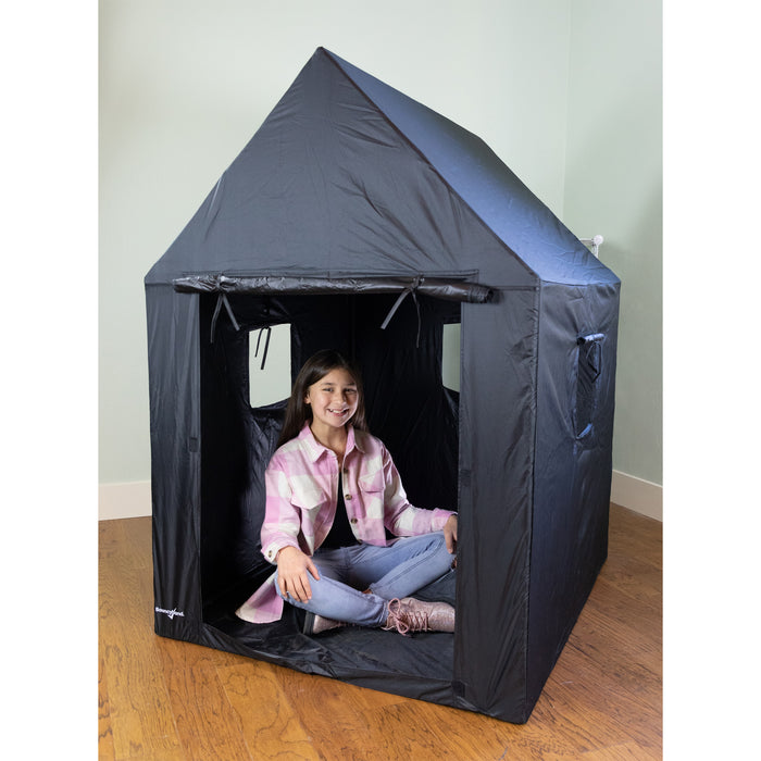 Bouncyband BBASDMDBK Indoor Framed Sensory Dark Den