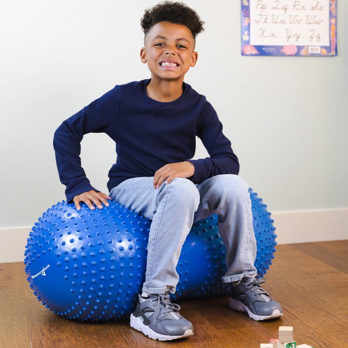 Bouncyband BBASR95BU Sensory Peanut Stability Ball