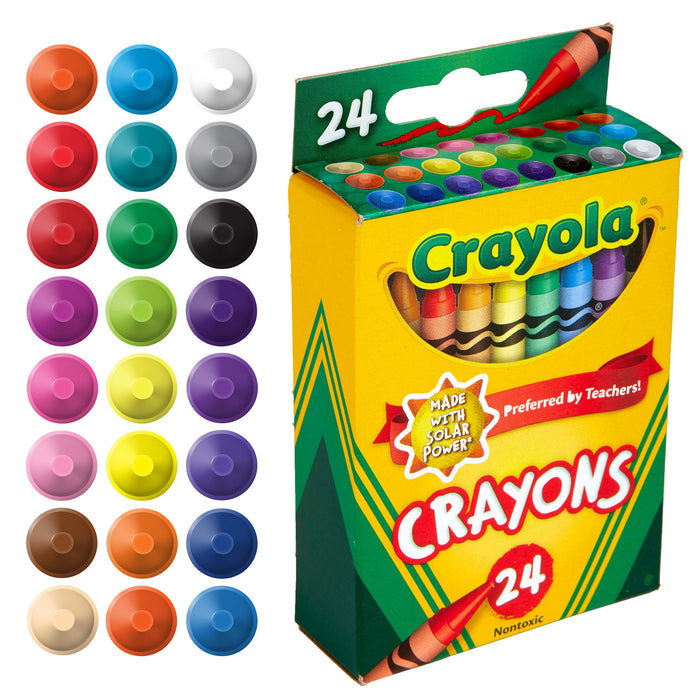 Crayola BIN3024 Crayons, Regular Size, 24 Count