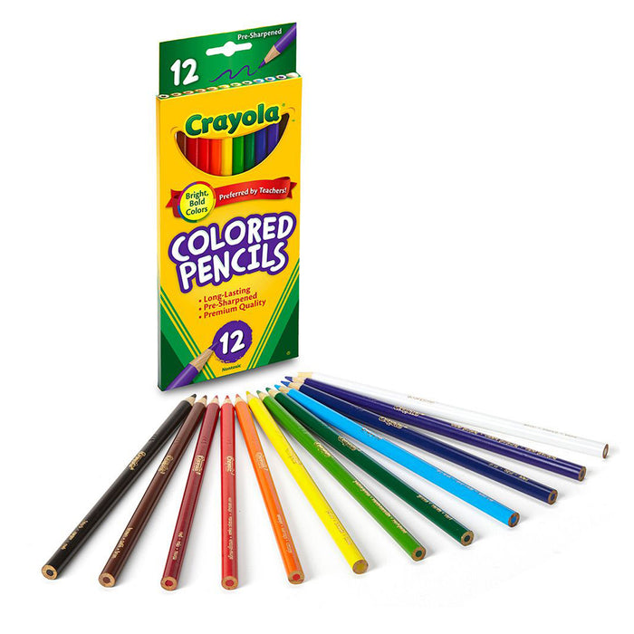 Crayola BIN4012 Colored Pencils, 12 Count