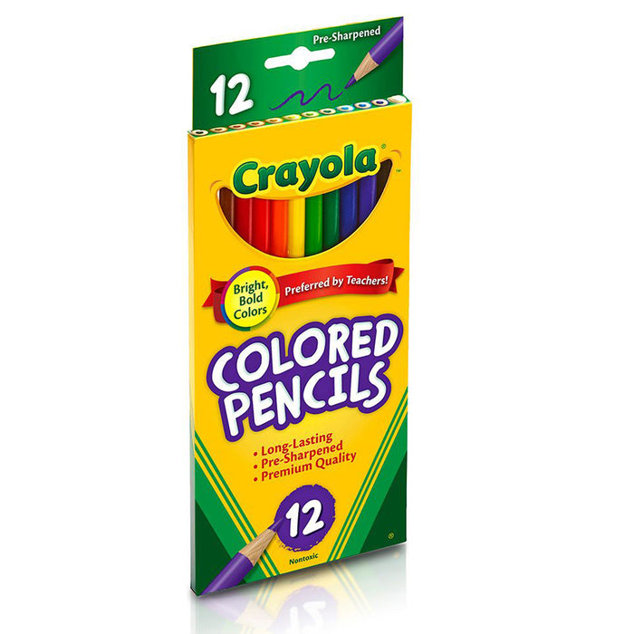 Crayola BIN4012 Colored Pencils, 12 Count