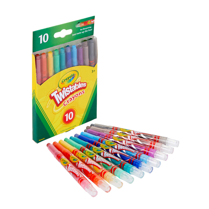 Crayola BIN529715 Mini Twistables Crayons, Pack of 10